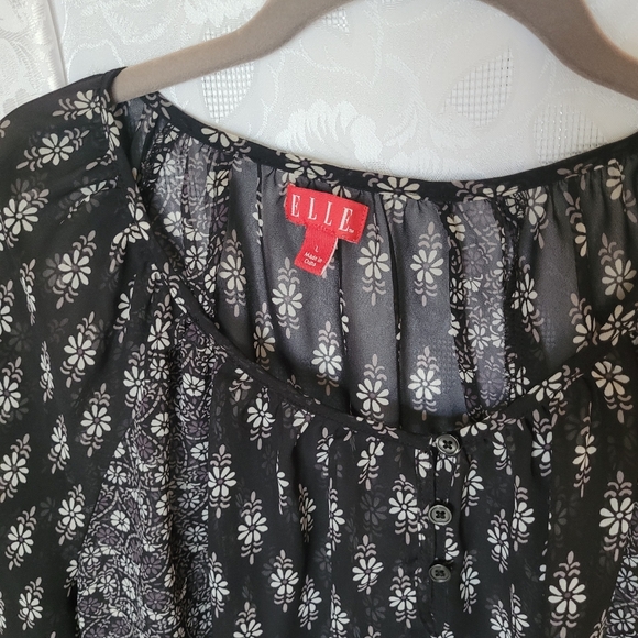 BUY 3, get 1 FREE (SEE DETAILS), Elle Black Blouse (313) - Picture 4 of 6